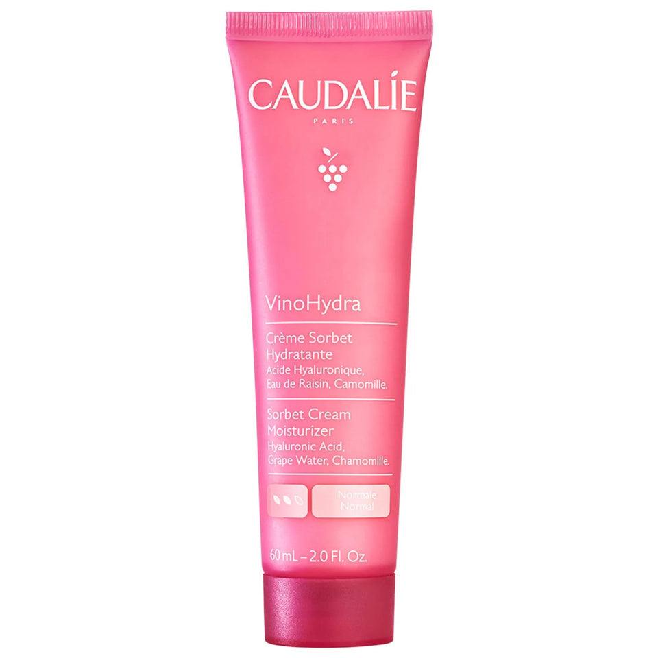 Caudalie VinoHydra front packaging showing jar and label, conveying safe hydration