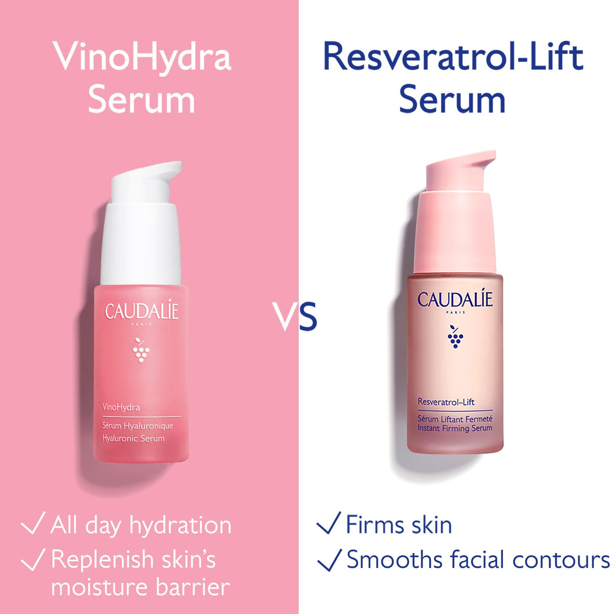 Caudalie VinoHydra label close-up showing ingredient details and gentle formulation benefit