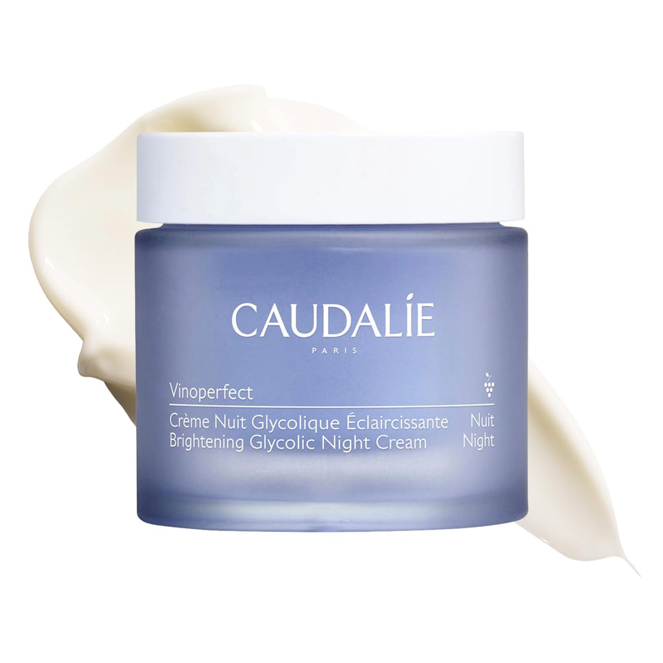 Caudalie jar front view showing label and refillable design benefit