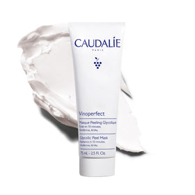 Caudalie Vinoperfect front packaging showing tube and 75 mL sizing benefit