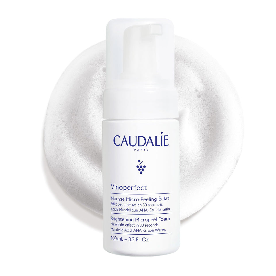 Caudalie tube front packaging showing product and brightening benefit
