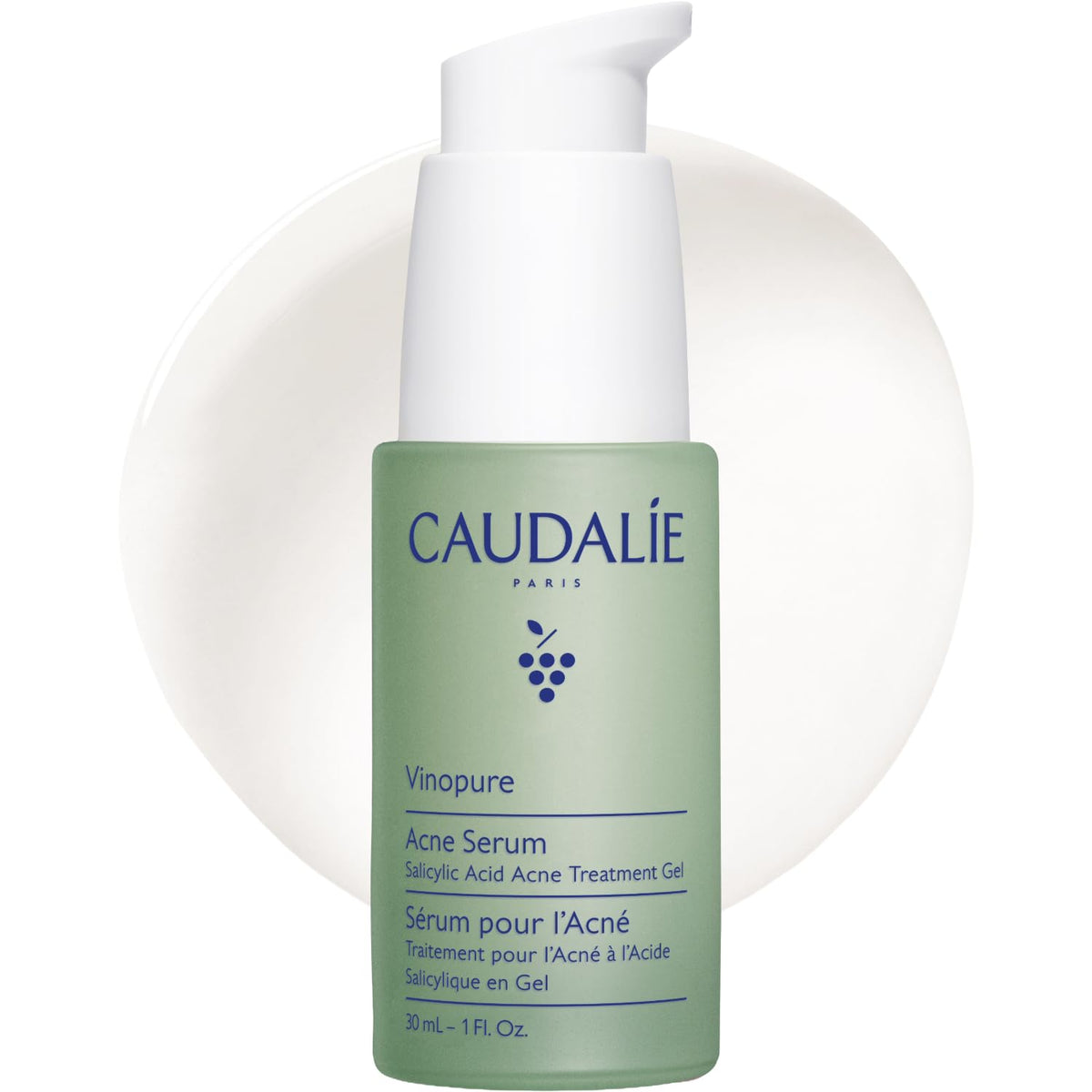 Caudalie Vinopure front bottle showing packaging and serum benefit