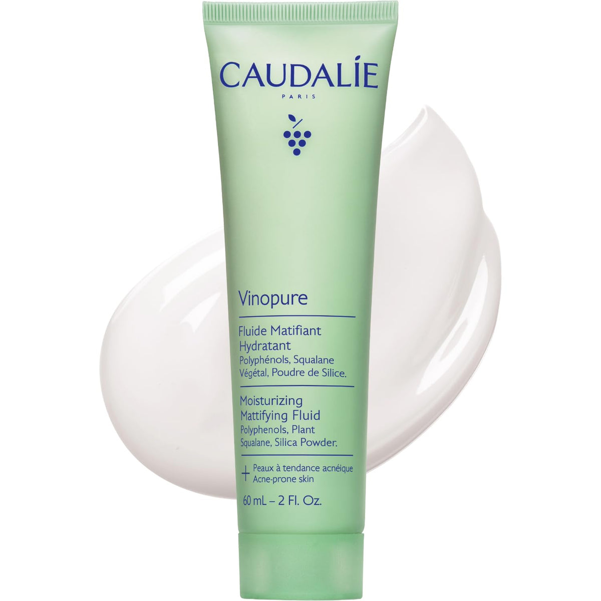 Caudalie Vinopure front label showing product and benefits