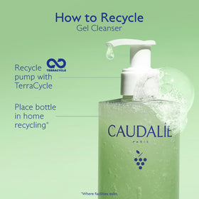 Caudalie Vinopure in shower setting emphasizing easy daily use