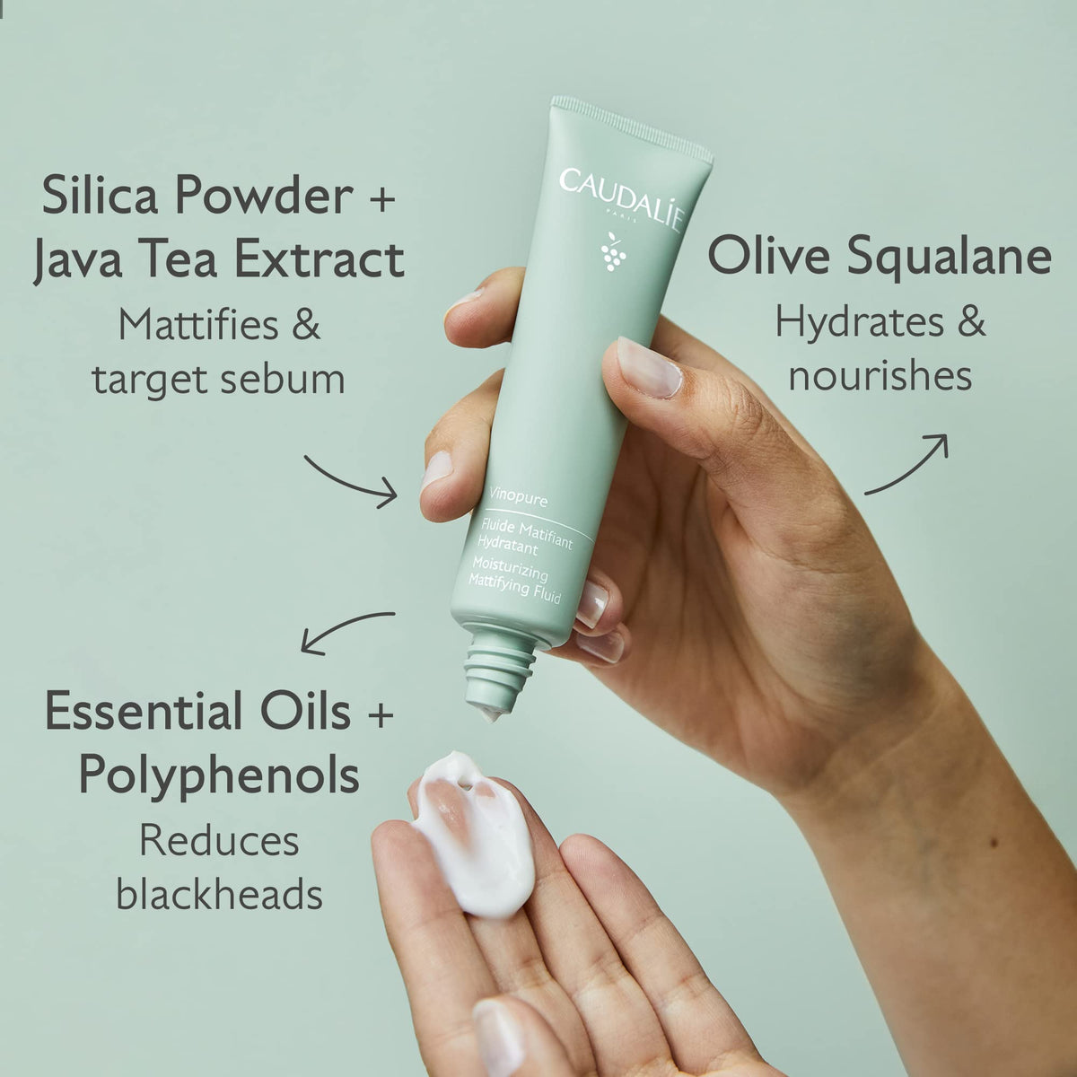 Caudalie Vinopure grapeseed ingredient highlight for antioxidant protection