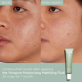 Caudalie Vinopure gel texture close-up demonstrating lightweight hydration