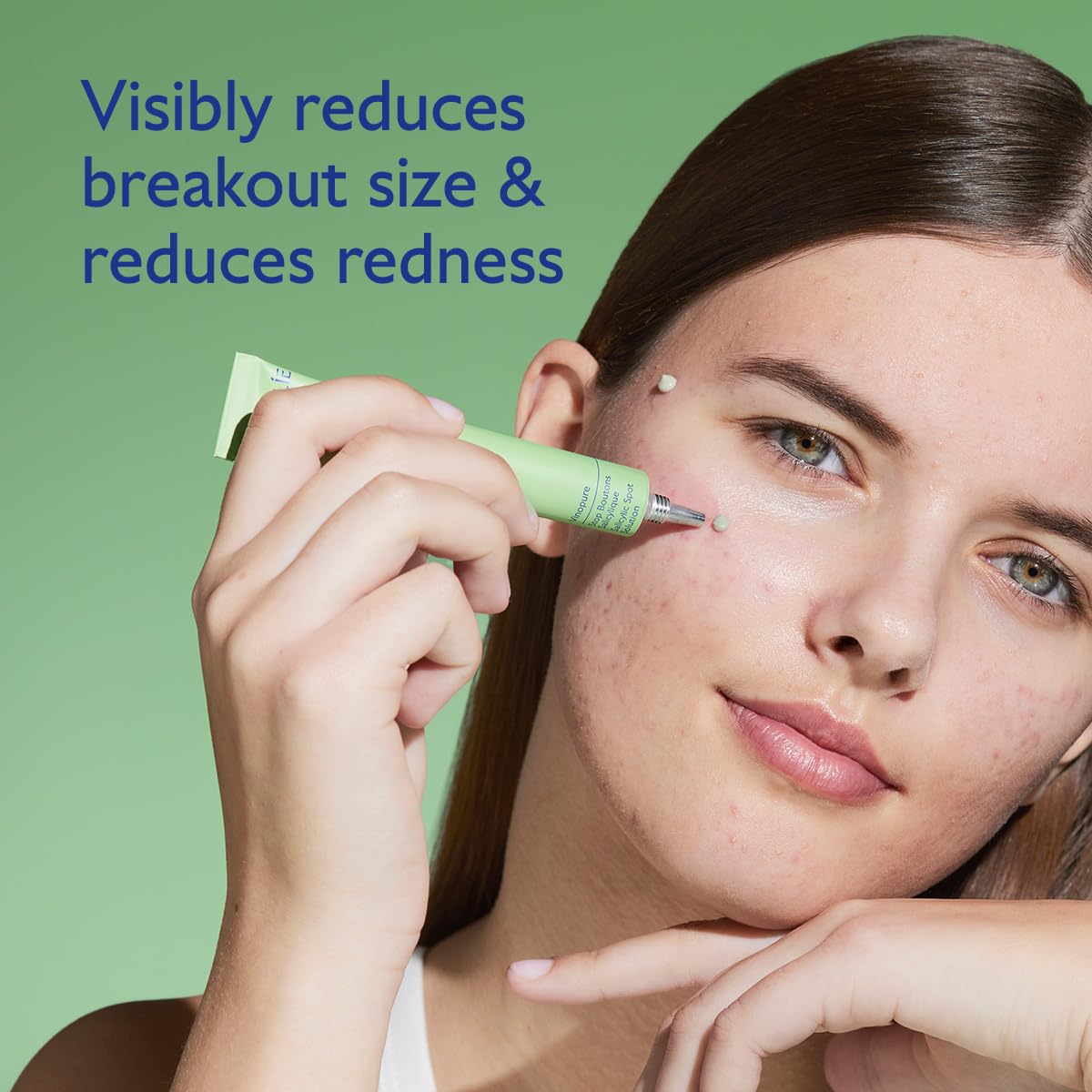 Caudalie Vinopure close-up of tube texture showing creamy gel for targeted correction