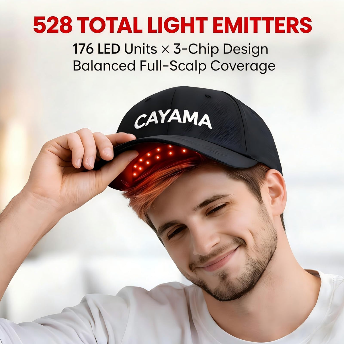 CAYAMA side profile highlighting flexible shape and stable contact benefit