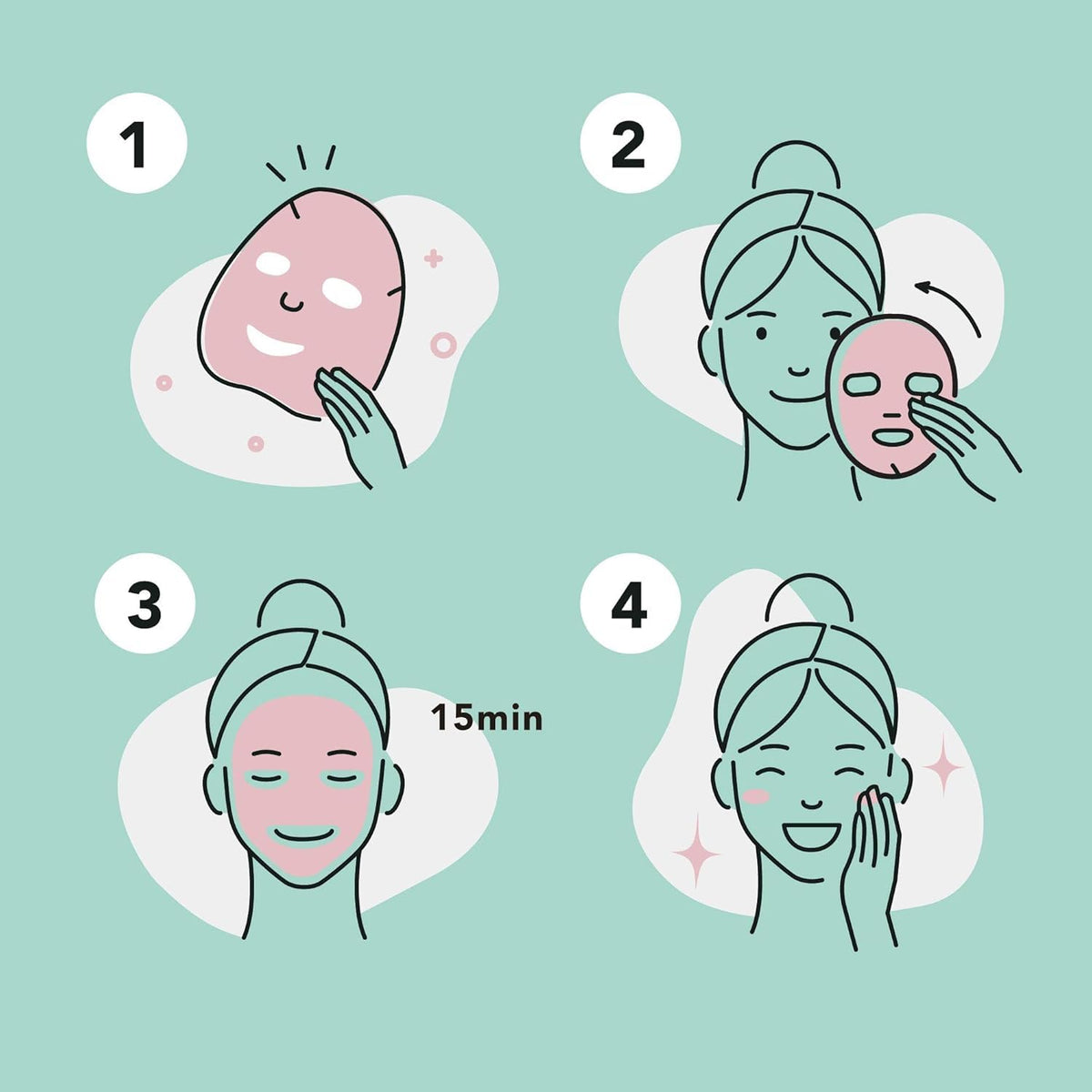 Celavi mask next to a hand illustrating size and full-face coverage benefit
