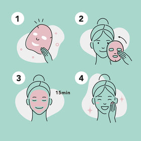 Celavi mask next to a hand illustrating size and full-face coverage benefit