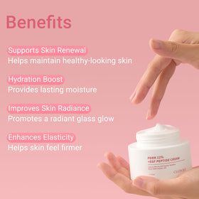 CELDYQUE cream open jar top view highlighting creamy consistency and overnight nourishment