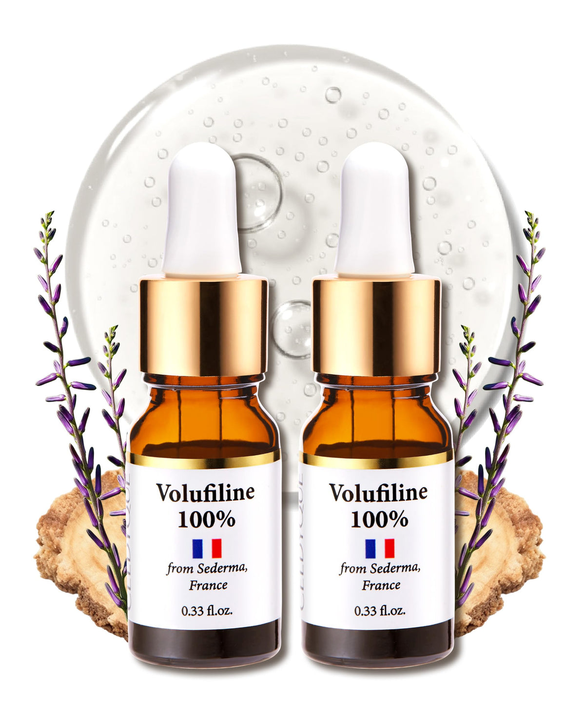 CELDYQUE front packaging showing Volufiline concentrate and firming benefit