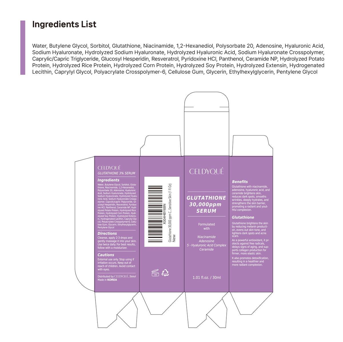 CELDYQUE bottle staged in bathroom to show routine integration