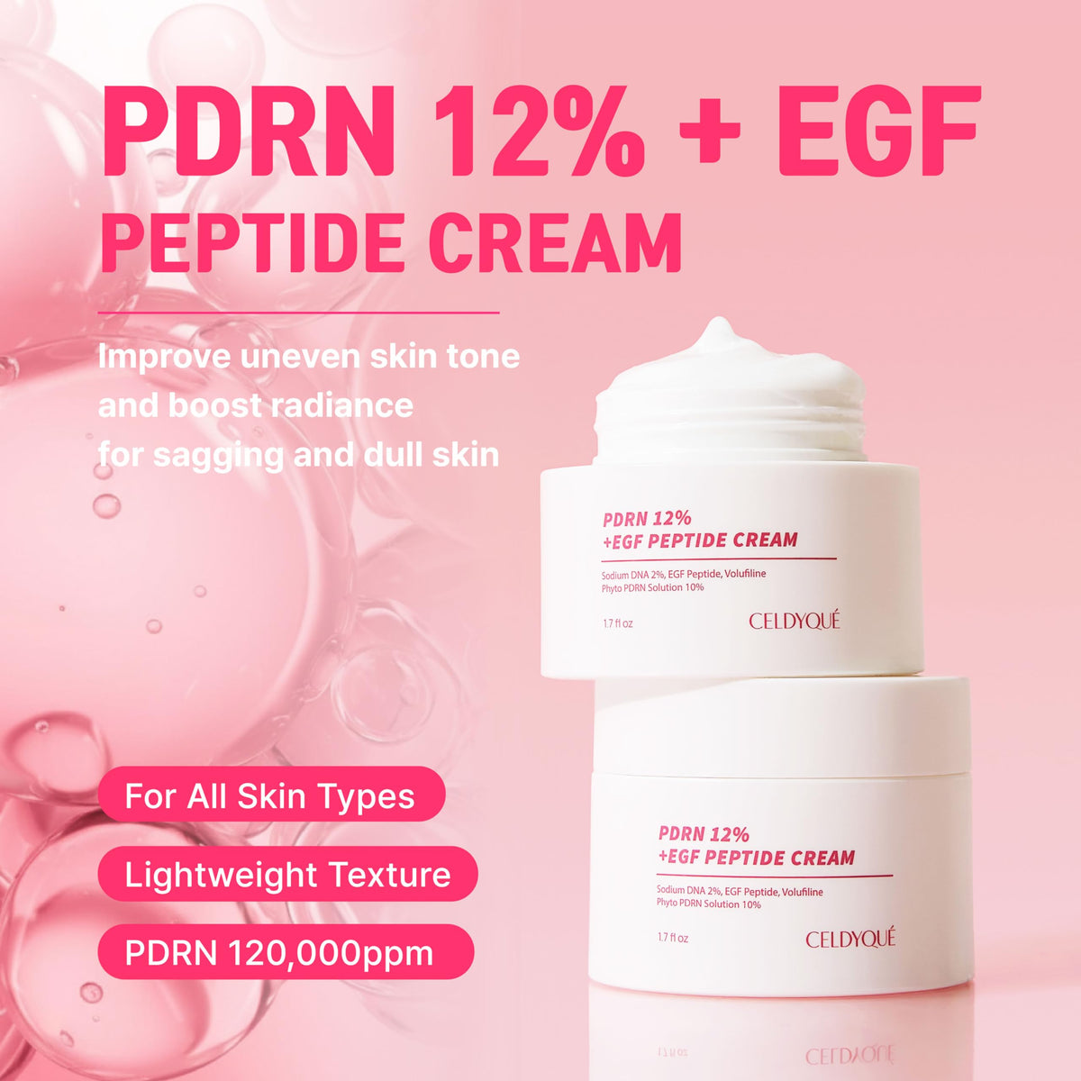 CELDYQUE cream texture close-up highlighting lightweight silky finish and absorbency