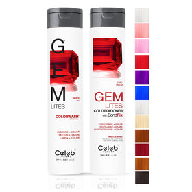 Celeb Luxury front packaging of Gem Lites Ruby Red Healthy Duo showing bottles and labels for easy identification and shelf appeal
