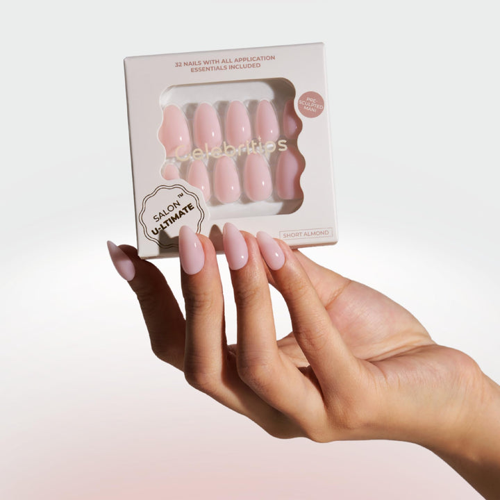 Celebritips bare milk front packaging showing kit contents and shade benefit