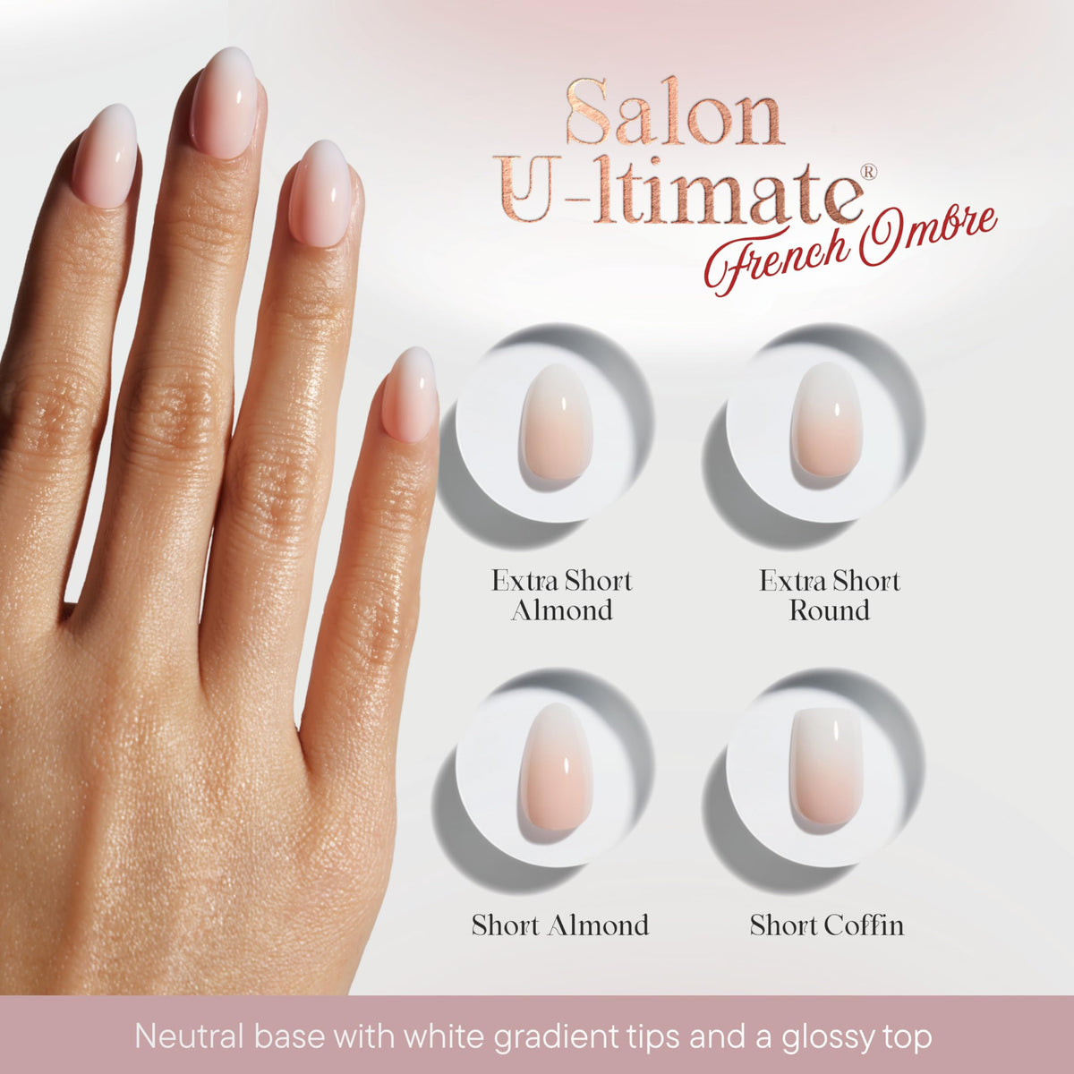 Celebritips close-up of U-edge detail preventing lifting for longer wear