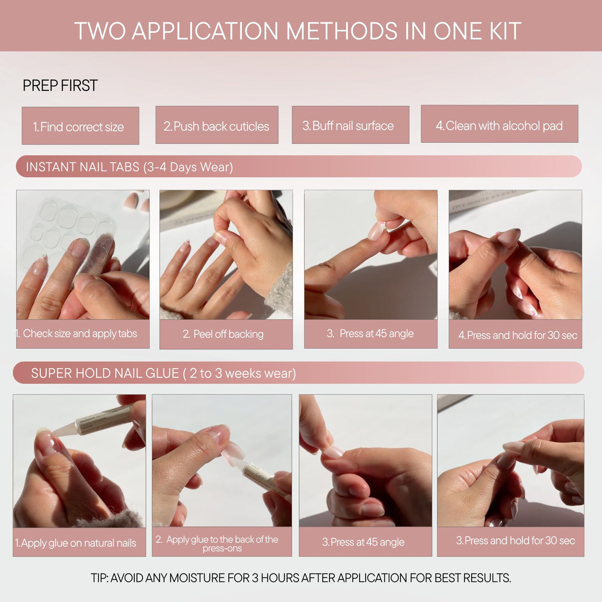 Celebritips reused nails after gentle removal showing durability and ready-to-reapply quality