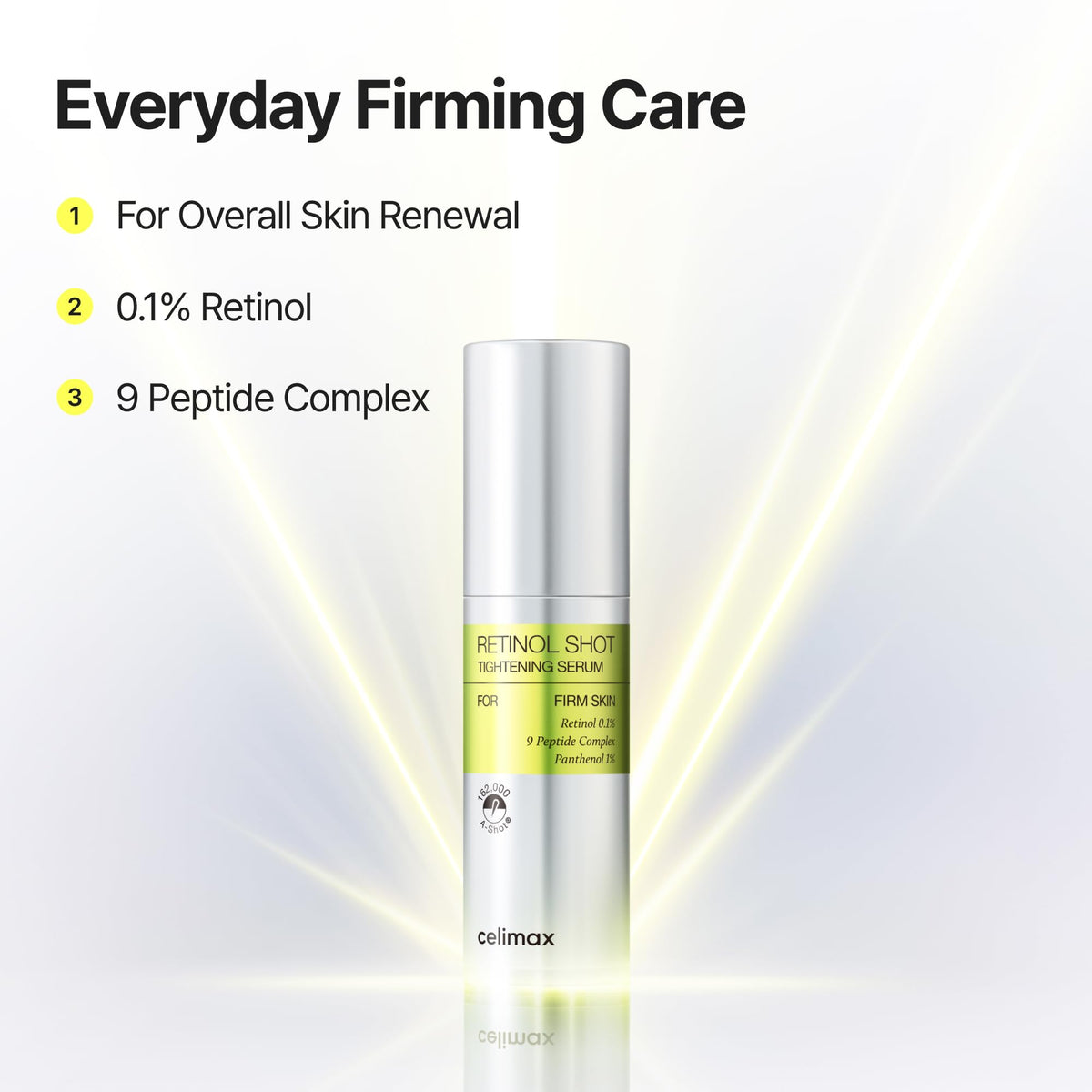 celimax applying booster to targeted areas for firmer texture