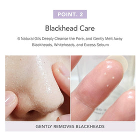 celimax cleansing oil in hand, smooth spread for comfortable massage and emulsify