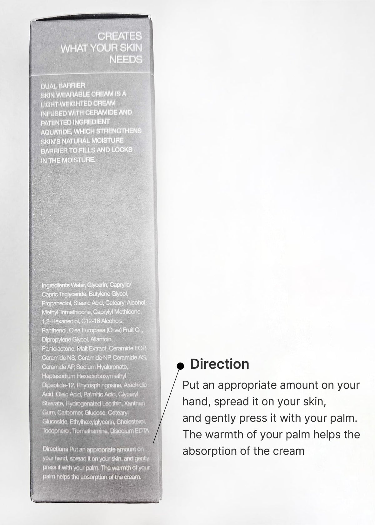 celimax label close-up showing tested formula and ingredient transparency