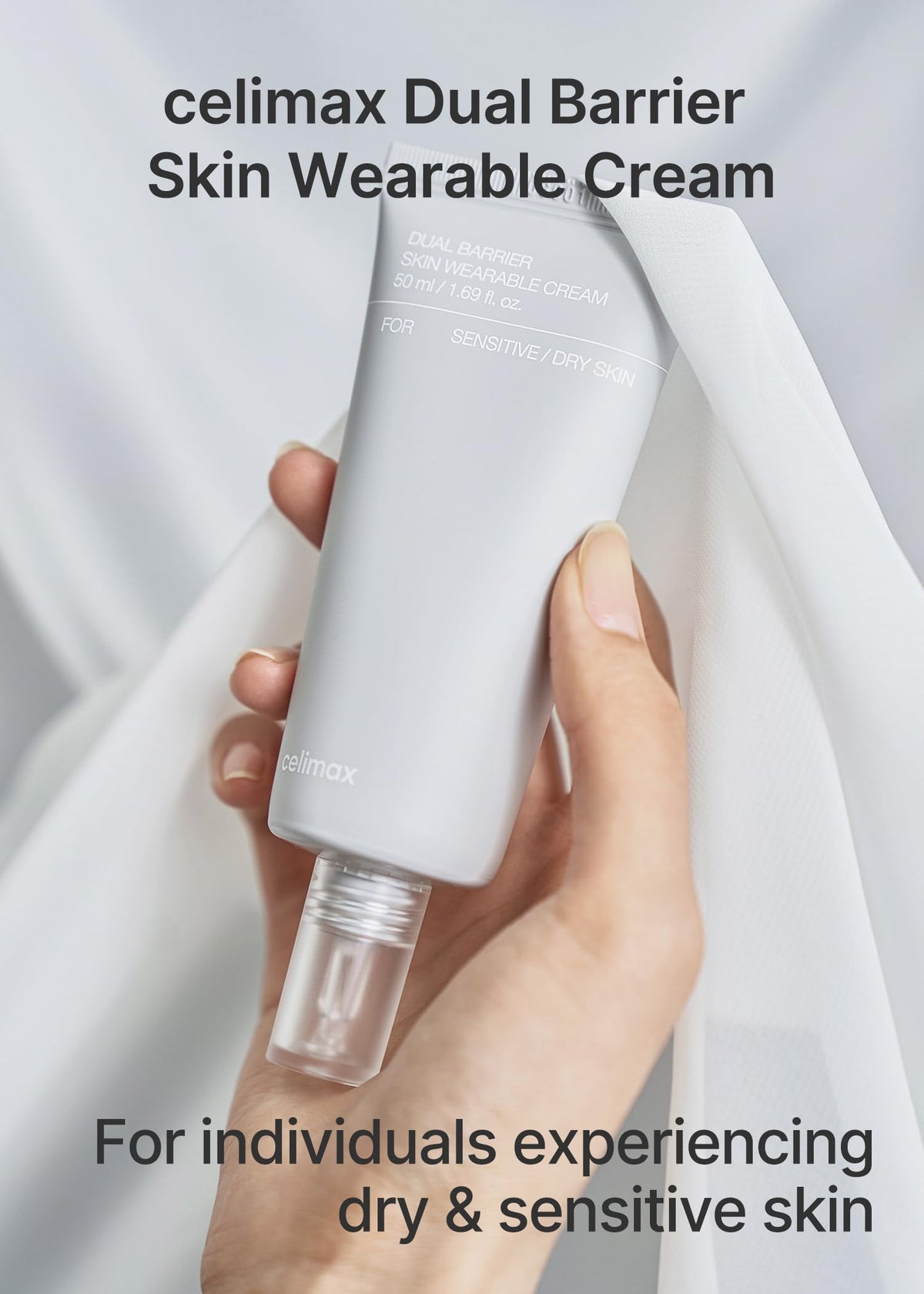 celimax cream texture close-up demonstrating lightweight hydrating feel