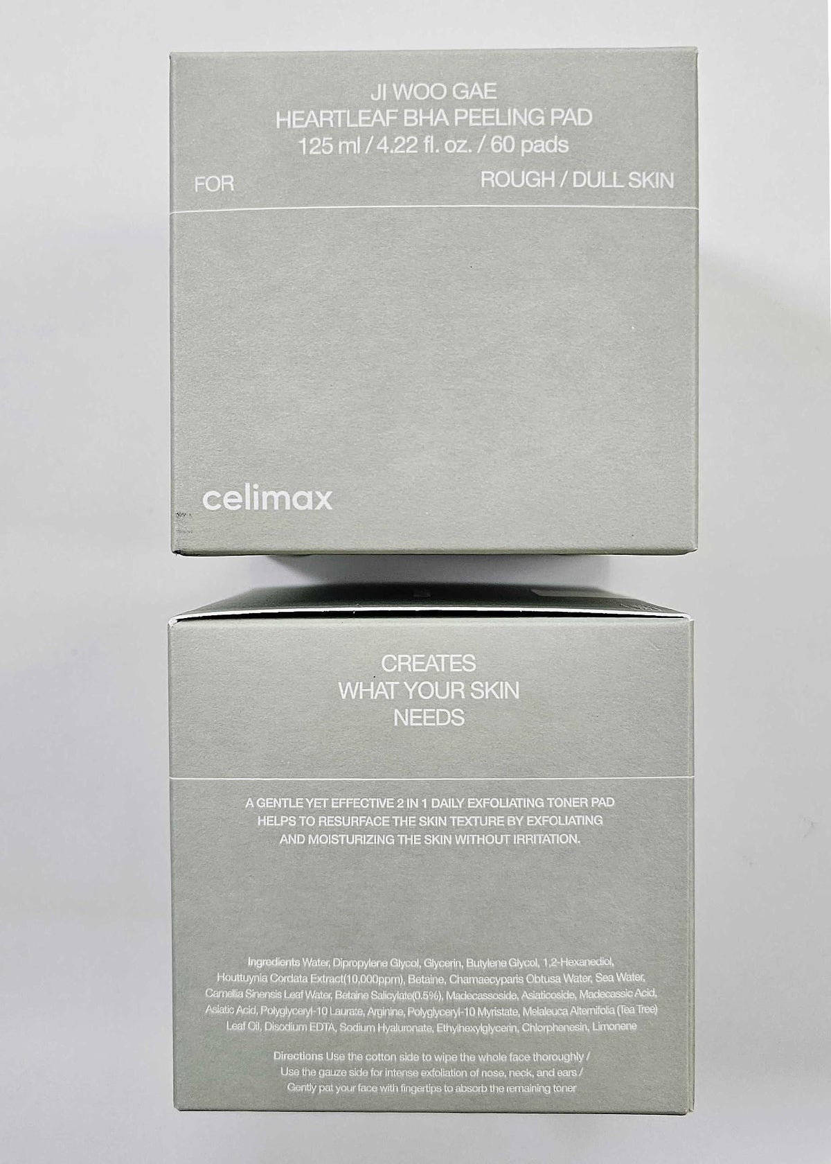 celimax pads on bathroom counter suggesting everyday routine and quick refresh