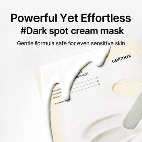 celimax opened sheet revealing creamy texture for long hydration