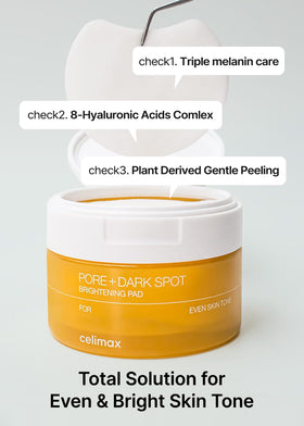 celimax open tub with stacked pads emphasizing convenient daily use