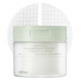 celimax pack front view showing branding and 60 pads for soothing exfoliation