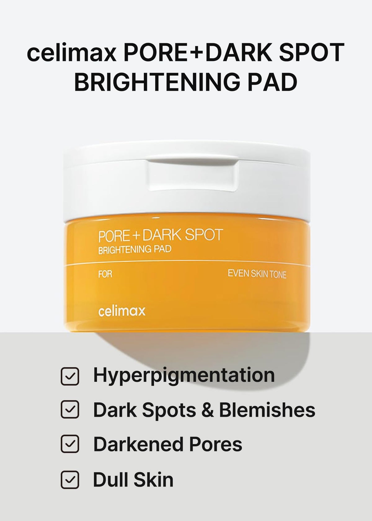 celimax close-up of pad texture highlighting gentle exfoliation