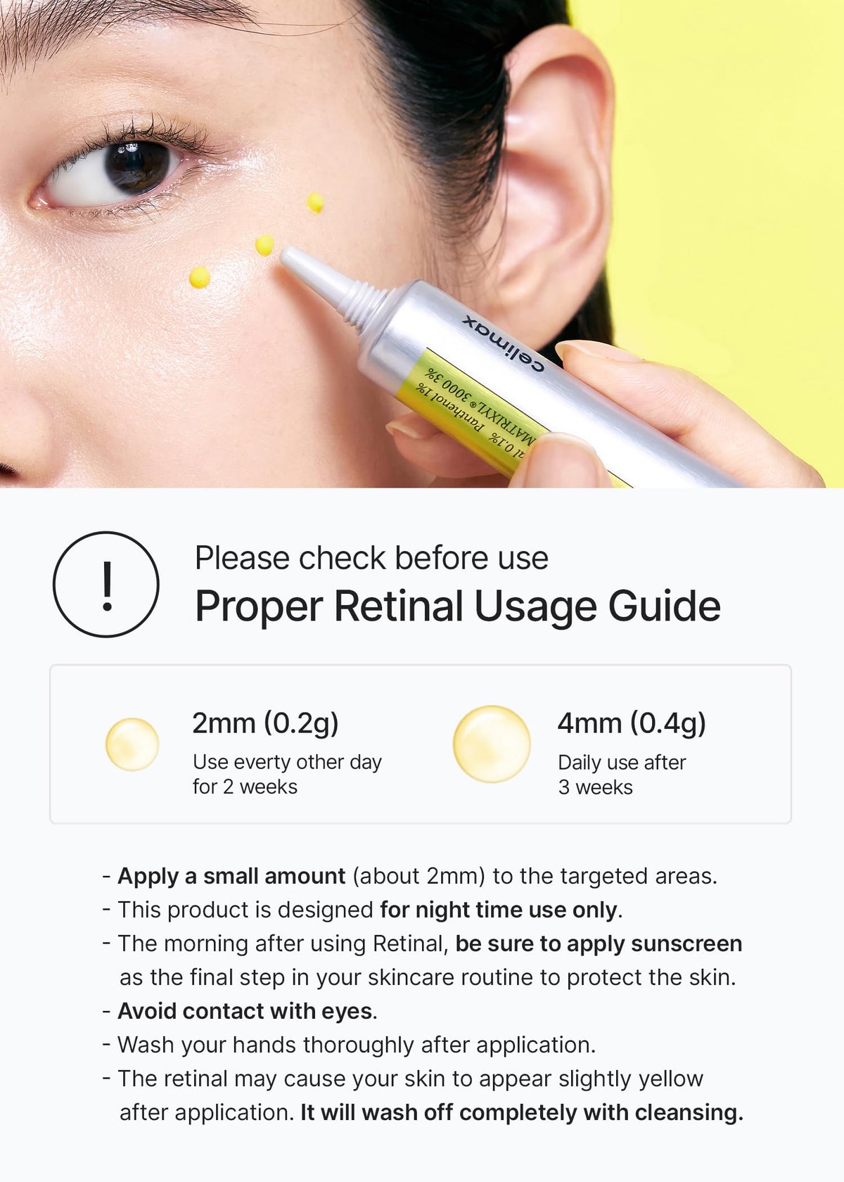 celimax serum swirl on skin demonstrating texture and quick absorption benefit for smoothing
