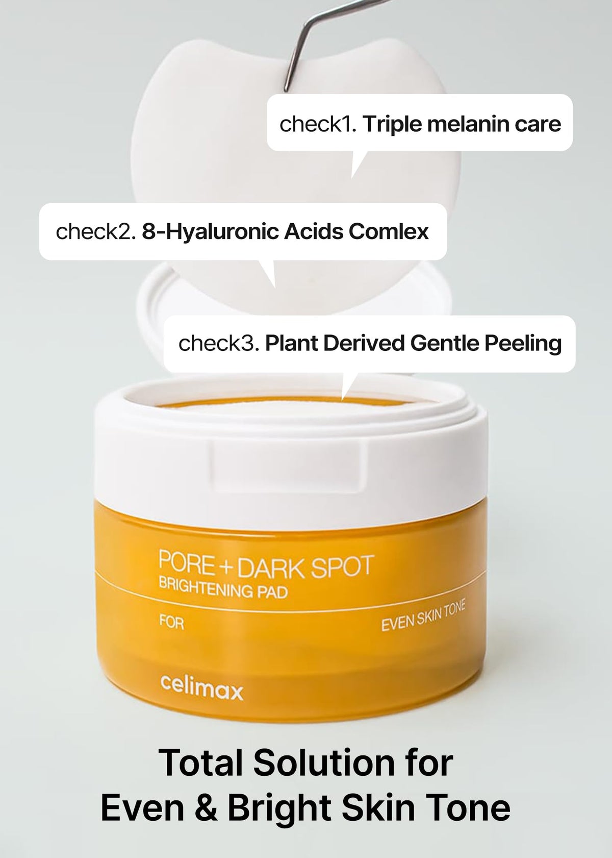 celimax pad held in hand showing size and travel-friendly pack