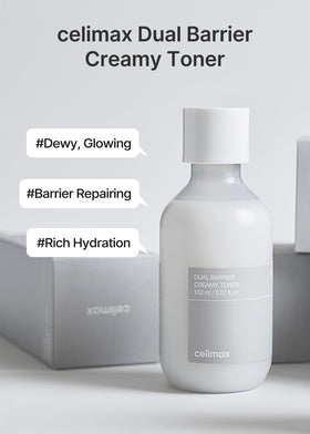 celimax creamy texture close-up on fingertip, shows smooth moisture-rich formula