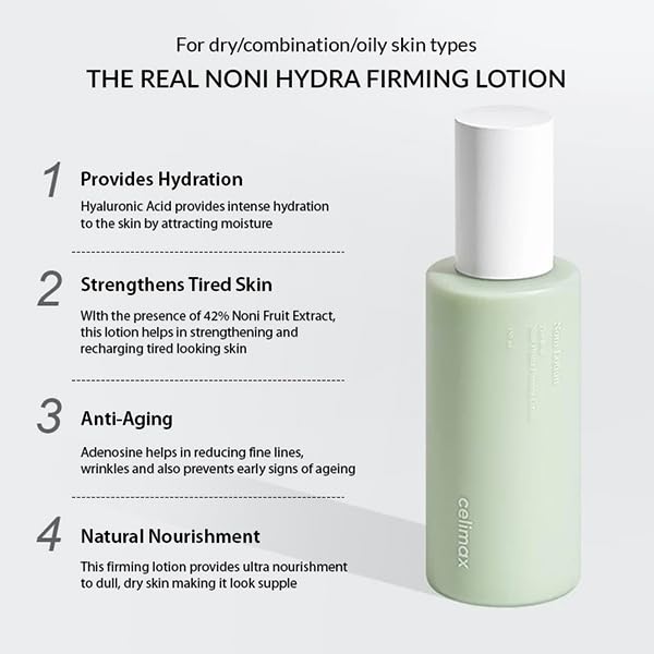 celimax lotion texture glossy swirl demonstrating lightweight hydration