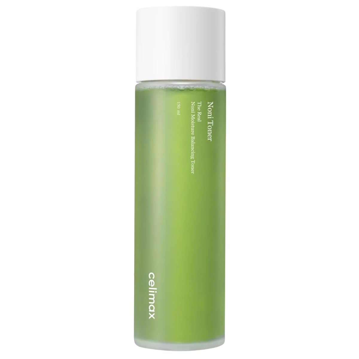celimax toner being applied to hand, shows gentle non-greasy moisturizing effect