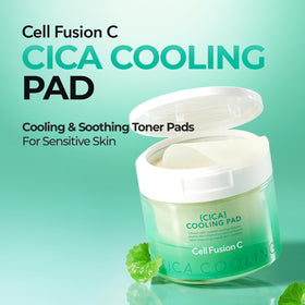 Cell Fusion C pad close-up textured surface showing soaked fibers for effective essence delivery