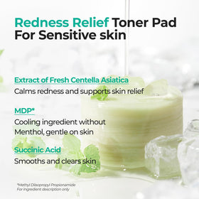 Cell Fusion C pad with essence dripping to show hydration level and quick absorption benefit