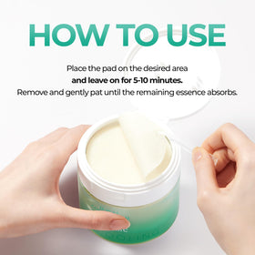 Cell Fusion C tub held in hand to show size and portability for travel-friendly skincare
