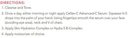 Cellex-C bottle on bathroom vanity illustrating daily routine convenience benefit