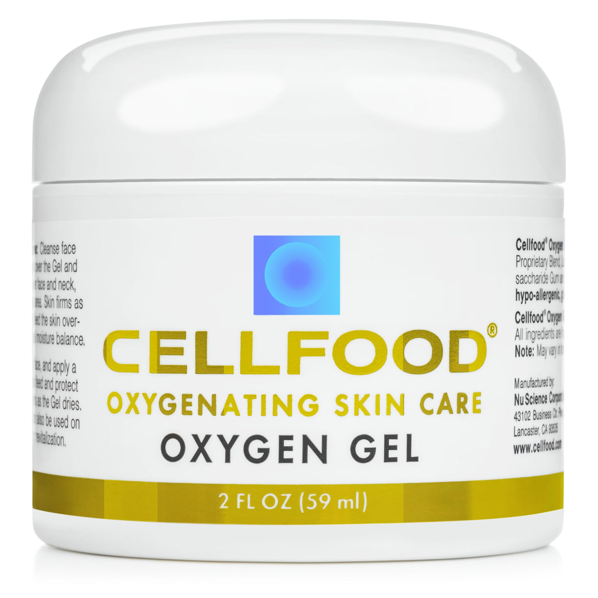 Cellfood front packaging showing product label and benefit