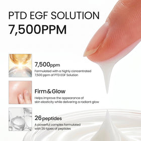 Cellimure cream on palm demonstrating non-sticky fast absorption benefit