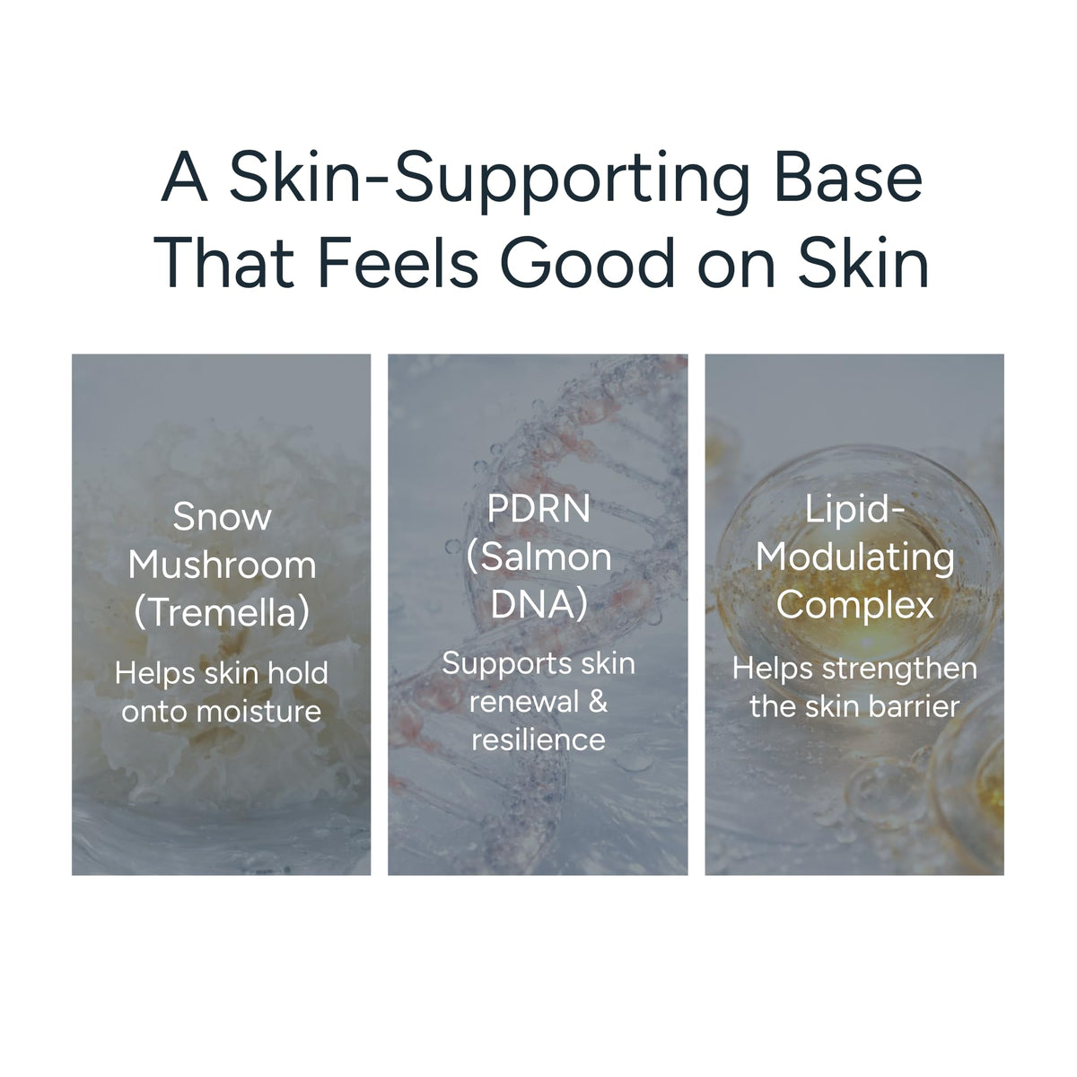 Cellure serum drop on hand showing silky texture and quick absorption benefit
