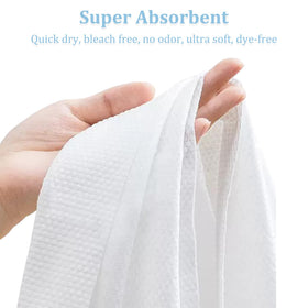 Celmuron individually folded towel close-up showing easy dispensing