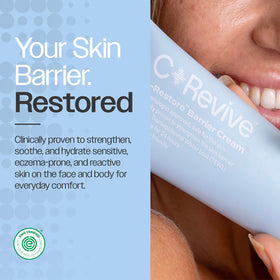 CELRIV cream texture close-up highlighting lightweight, non-greasy finish