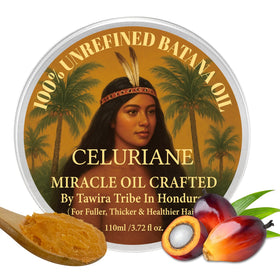 Celuriane bottle front view showing pure batana oil benefits