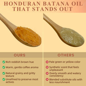Celuriane applying batana oil as a hair mask to nourish damaged strands