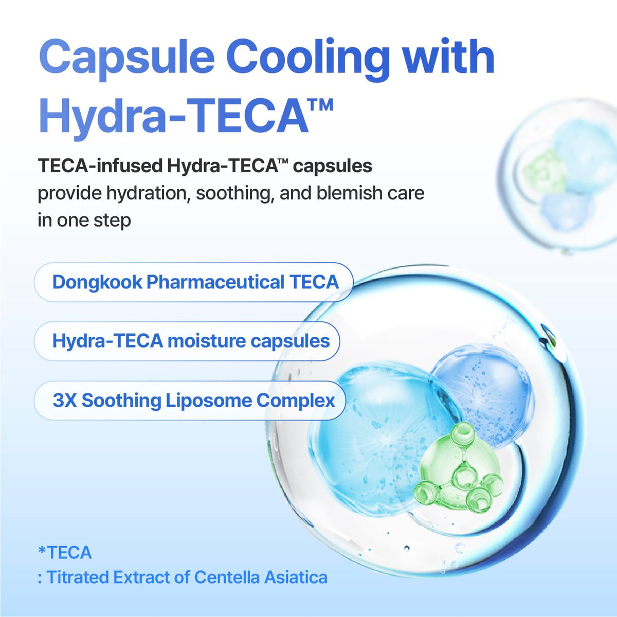 CENTELLIAN 24 application on hand illustrating instant cooling relief