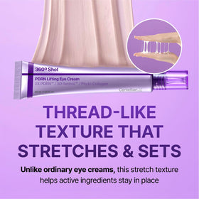 CENTELLIAN 24 application under-eye demo illustrating gentle smoothing benefit