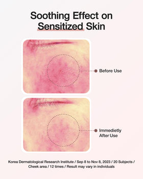 CENTELLIAN 24 cream swatch on skin demonstrating hydration and spreadability